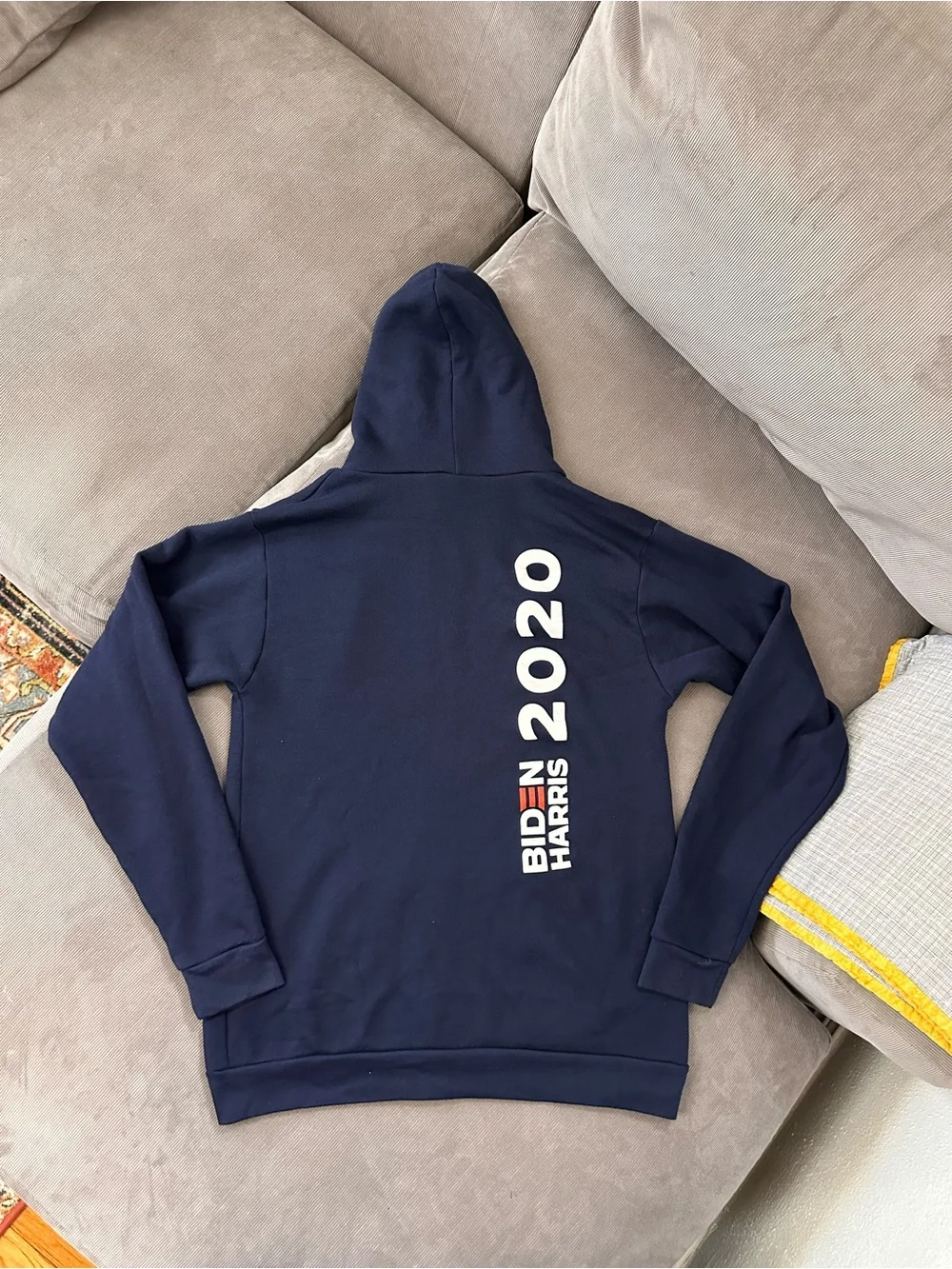 Rare Joe Biden & Kamala Harris 2020 Authentic Campaign Full Zip Hoodie Size L